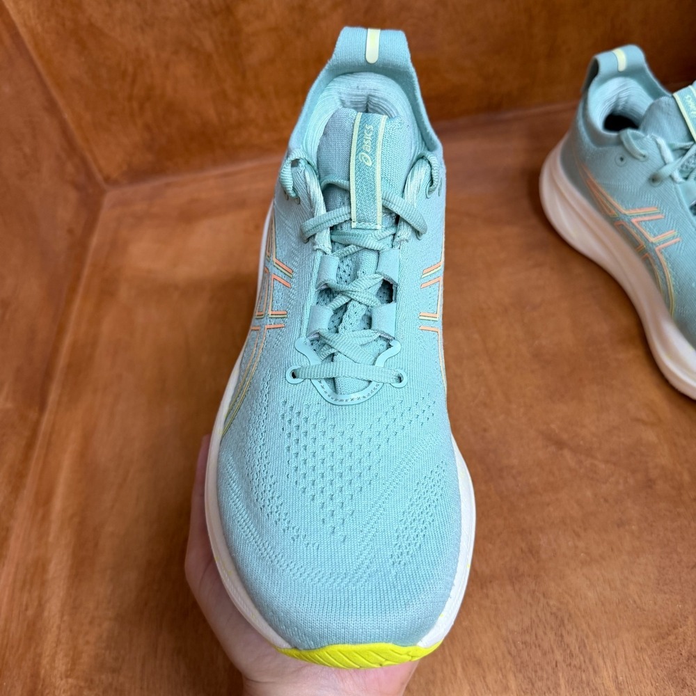 ASICS GEL-Nimbus 26 Running Shoes Womens Size 9 Light Celadon Sneaker 1012B601 - Picture 16 of 16